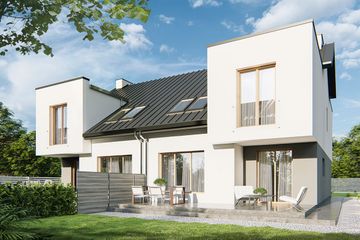  Projekt domu Merida - dwulokalowy PLP (WRD3006) - projekt domu parterowego z poddaszem - Zdjęcie 4