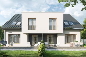  Projekt domu Merida a - dwulokalowy l+ll (WRD3007) - projekt domu parterowego z poddaszem - Zdjęcie 2