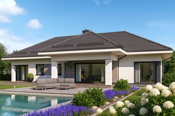  Projekt domu APS 328 (LUA1516) - projekt domu parterowego - Zdjęcie 2