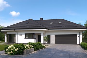  Projekt domu APS 328 (LUA1516) - projekt domu parterowego - Zdjęcie 3