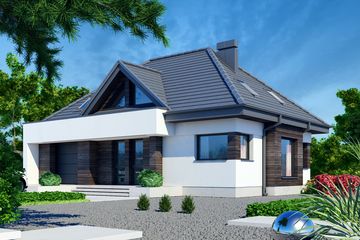  Projekt domu Reksio X (BSB1150) - projekt domu parterowego z poddaszem - Zdjęcie 6