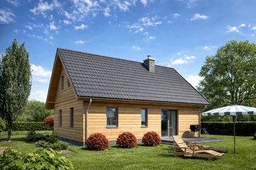  Projekt domu TK88D (WBE1006) - projekt domu parterowego - Zdjęcie 1