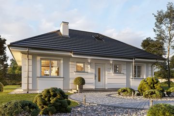  Projekt domu Sensowny 4 (WAH2035) - projekt domu parterowego - Zdjęcie 2