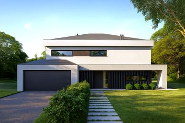  Projekt domu FX-58 (PZB1067) - projekt domu z pełnym piętrem - Zdjęcie 1