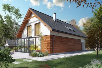  Projekt domu Amarylis 8 (BSA2291) - projekt domu parterowego z poddaszem - Zdjęcie 5