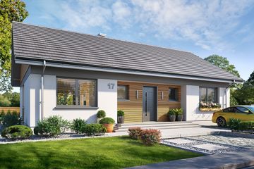  Projekt domu Ekonomiczny (WAH2038) - projekt domu parterowego - Zdjęcie 1