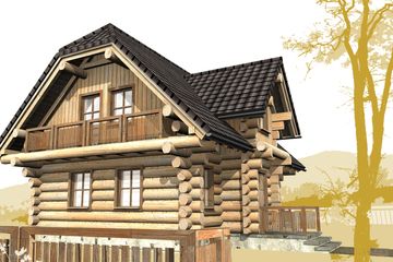  Projekt domu L-118 (SLU1016) - projekt domu parterowego z poddaszem - Zdjęcie 2