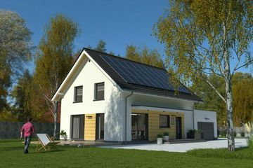  Projekt domu eko Typowy 57 (KKE1055) - projekt domu parterowego z poddaszem - Zdjęcie 5