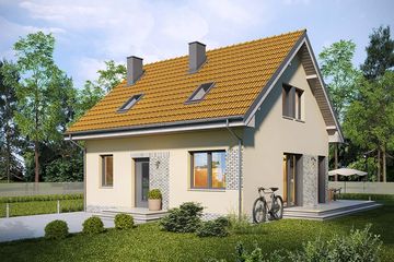  Projekt domu Sempre (WRN1501) - projekt domu parterowego z poddaszem - Zdjęcie 2