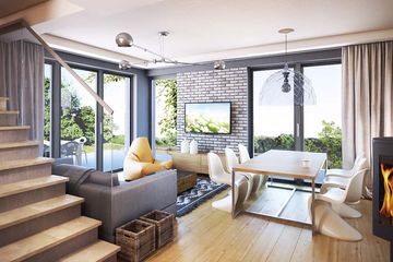  Projekt domu Sempre (WRN1501) - projekt domu parterowego z poddaszem - Zdjęcie 3