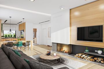  Projekt domu Ambitny 2 (WAH2046) - projekt domu parterowego z poddaszem - Zdjęcie 4