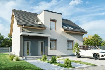  Projekt domu Melisa 1 (WRD3003) - projekt domu parterowego z poddaszem - Zdjęcie 1