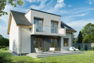  Projekt domu Melisa 1 (WRD3003) - projekt domu parterowego z poddaszem - Zdjęcie 2