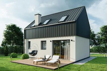  Projekt domu Maluch (WRD3046) - projekt domu parterowego z poddaszem - Zdjęcie 1