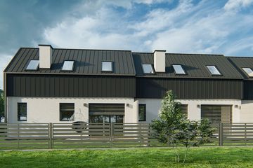  Projekt domu Maluch - bliźniak LLL (WRD3090) - projekt domu parterowego z poddaszem - Zdjęcie 4