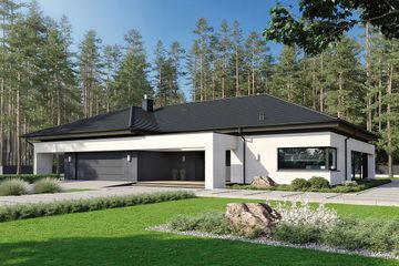  Projekt domu EG-80 (WWB1098) - projekt domu parterowego - Zdjęcie 1