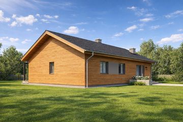  Projekt domu TK105 (WBE1010) - projekt domu parterowego - Zdjęcie 4