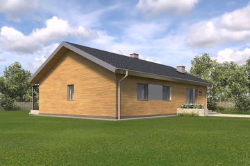  Projekt domu TK105 (WBE1010) - projekt domu parterowego - Zdjęcie 8