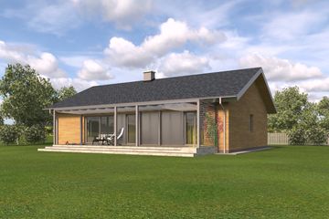  Projekt domu TK105 (WBE1010) - projekt domu parterowego - Zdjęcie 10