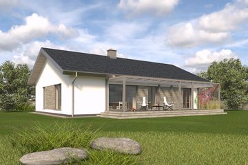  Projekt domu TK85 (WBE1009) - projekt domu parterowego - Zdjęcie 4