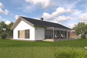  Projekt domu TK85 (WBE1009) - projekt domu parterowego - Zdjęcie 5