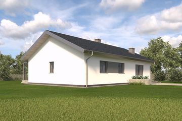  Projekt domu TK85 (WBE1009) - projekt domu parterowego - Zdjęcie 6