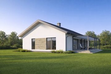  Projekt domu TK85 (WBE1009) - projekt domu parterowego - Zdjęcie 7