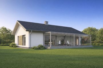  Projekt domu TK85 (WBE1009) - projekt domu parterowego - Zdjęcie 2