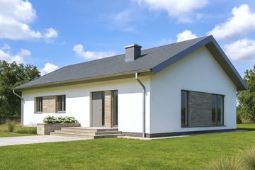  Projekt domu TK85 (WBE1009) - projekt domu parterowego - Zdjęcie 3