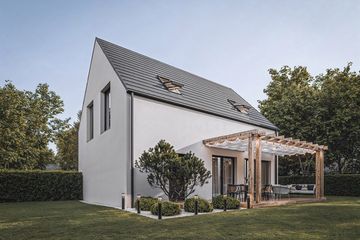  Projekt domu House 02 (WRG1082) - projekt domu parterowego z poddaszem - Zdjęcie 8