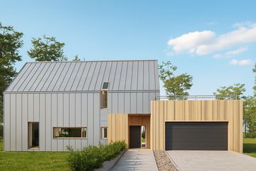  Projekt domu House x17 (WRG1080) - projekt domu parterowego z poddaszem - Zdjęcie 2