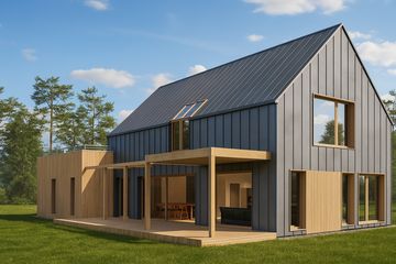  Projekt domu House x17 (WRG1080) - projekt domu parterowego z poddaszem - Zdjęcie 5