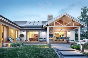  Projekt domu Hanka 2 (WAH2048) - projekt domu parterowego - Zdjęcie 2