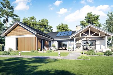  Projekt domu Hanka 3 (WAH2049) - projekt domu parterowego - Zdjęcie 3