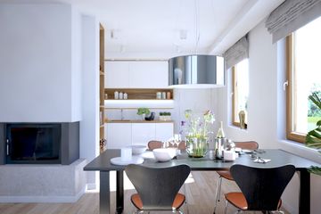  Projekt domu Gładyszów 3m21 (KRP2480) - projekt domu parterowego z poddaszem - Zdjęcie 4