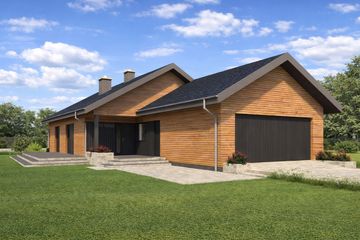  Projekt domu TK102g2 (WBE1007) - projekt domu parterowego - Zdjęcie 6