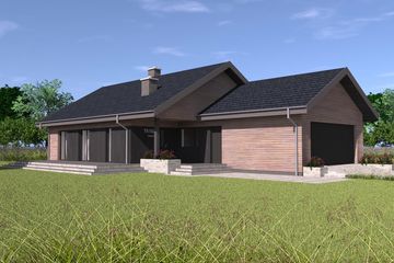  Projekt domu TK102g2 (WBE1007) - projekt domu parterowego - Zdjęcie 6