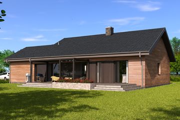  Projekt domu TK102g2 (WBE1007) - projekt domu parterowego - Zdjęcie 5