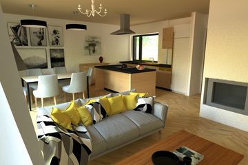 Projekt domu TK82g2 - parterowy dom o powierzchni 136,17 m², dach dwuspadowy - ujęcie 7