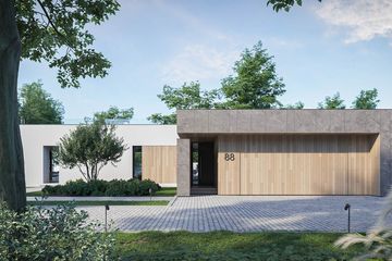  Projekt domu HomeKoncept 88 (KRX1147) - projekt domu parterowego - Zdjęcie 1