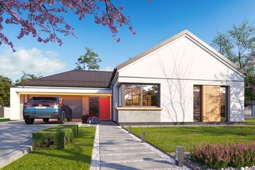  Projekt domu Sielanka 4 (WAH2053) - projekt domu parterowego - Zdjęcie 3