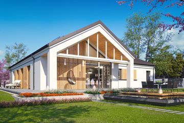  Projekt domu Sielanka 4 (WAH2053) - projekt domu parterowego - Zdjęcie 4