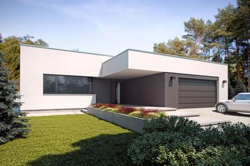  Projekt domu Atos 2 (BSE1193) - projekt domu parterowego - Zdjęcie 1