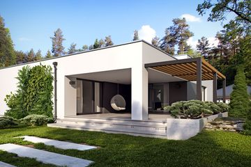  Projekt domu Atos 2 (BSE1193) - projekt domu parterowego - Zdjęcie 2