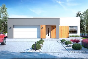  Projekt domu Bursztyn III z garażem 2-st. [A] (WRF2294) - projekt domu parterowego - Zdjęcie 1