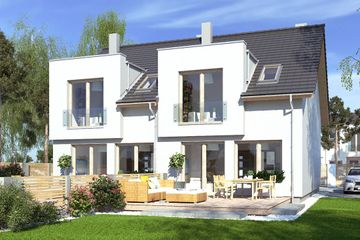  Projekt domu Iskra B jednorodzinny dwulokalowy (WRR1107) - projekt domu parterowego z poddaszem - Zdjęcie 2