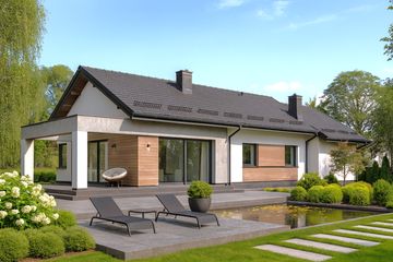  Projekt domu APS 337 (LUA1517) - projekt domu parterowego - Zdjęcie 2