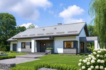  Projekt domu APS 337 (LUA1517) - projekt domu parterowego - Zdjęcie 1