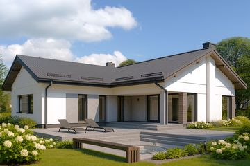  Projekt domu APS 338 (LUA1518) - projekt domu parterowego - Zdjęcie 2