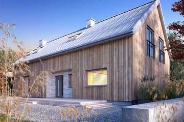  Projekt domu Weranda 5 (BSA2292) - projekt domu parterowego z poddaszem - Zdjęcie 3